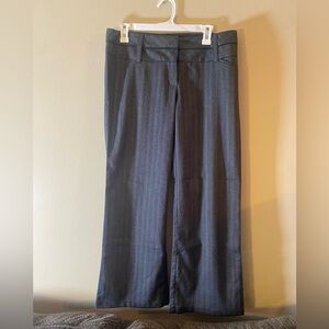 Maurice’s Grey Pinstripe Wide Leg Dress Pant Sz 9/10